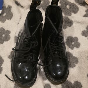 Dr. Martens Black Leather Ankle Boots
